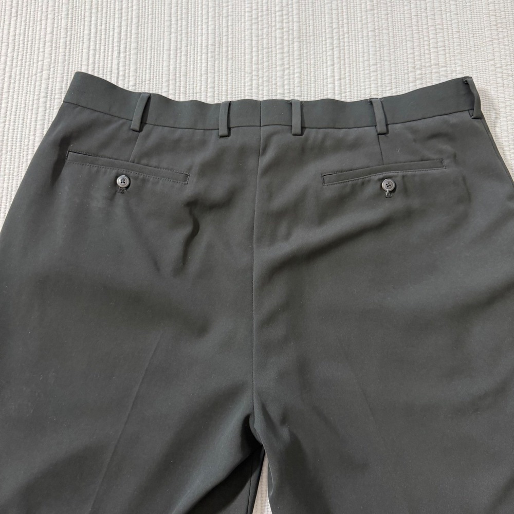 Alan Flusser Golf Mens Size 40 Black Polyester Flat Front Performance Shorts - Picture 7 of 14